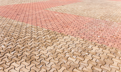 Pavement as background