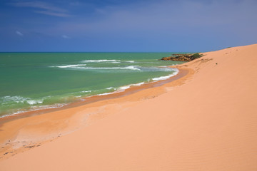 Taroa dunes near Punta Gallinas is the northern point of South A