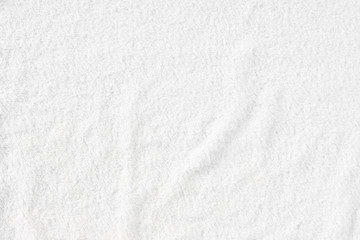 White Towel Fabric Texture Background