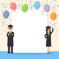 Graduation students celebration