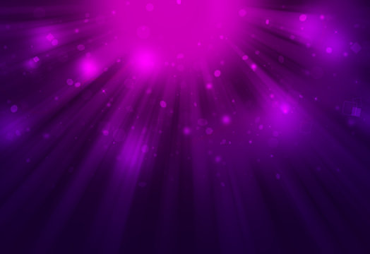 Dark puple glitter sparkles defocused rays lights bokeh radial abstract background/texture.