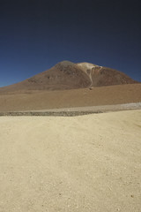 Fototapeta na wymiar Martian ground in the desert