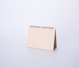 calendar or empty desk calendar on the background.