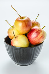 Red and yellow apple