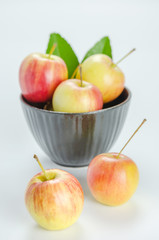 Red and yellow apple