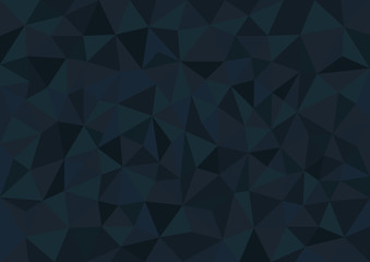 Dark abstract polygon background,White Triangle Polygon Pattern