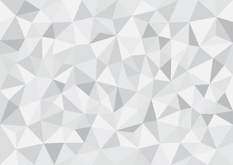 White abstract polygon background,White Triangle Polygon Pattern
