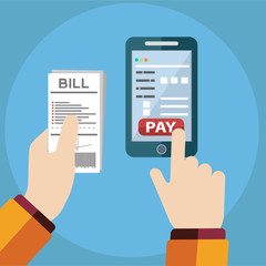 Mobile Payment. Using a mobile phone to bank and shop online