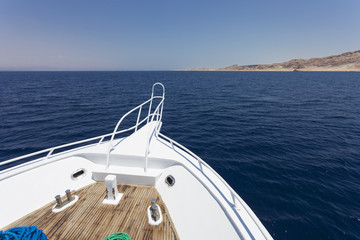 Fototapeta premium Sailing boat in red sea