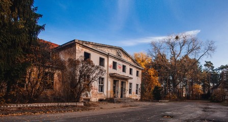 Borne Sulinowo (German: Groß Born), Poland. Dom oficera - Autumn 2016