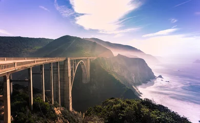 Fotobehang Scenic ocean view point at Big Sur,highway 1 coastline scenic ro © JINGJITS PHOTOGRAPHY