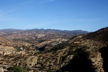 Marokko, Gebirgslandschaft zwischen Essaouira und Agadir