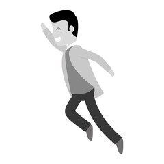 bucinessman successful character icon vector illustration design