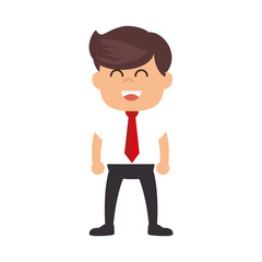 bucinessman successful character icon vector illustration design