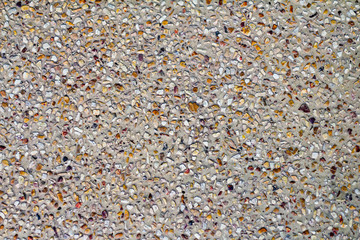 Pebble stone floor tile texture and seamless background
