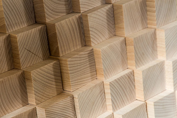 Fototapeta premium wooden texture with natural wood pattern. timber construction material for background and texture. abstract background.