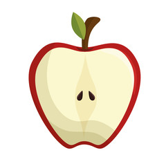 fresh fruit isolated icon vector illustration design