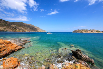 Fototapeta na wymiar Golf von Mirabello, Kreta/Griechenland