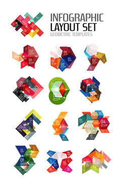 Paper infographic elements