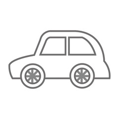 car vehicle silhouette icon vector illustration design