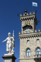 Fototapeta na wymiar Palazzo Pubblico - Republic of San Marino