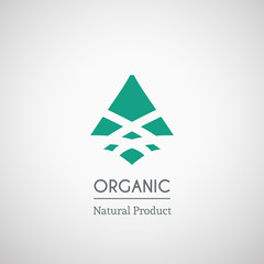 Organic natural product logo