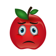 tomato character isolated icon vector illustration design