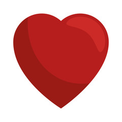 heart cardio isolated icon vector illustration design