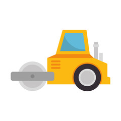 construction machinery isolated icon vector illustration design