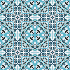 Vector geometric abstract seamless pattern