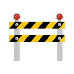fence light construction isolated icon vector illustration design