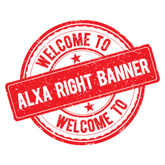 Welcome to ALXA RIGHT BANNER Stamp.