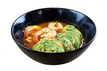 sour soup curry with shrimps