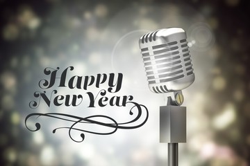 Composite image of elegant happy new year