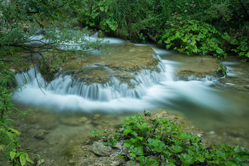 Wasserfall Plitivice Seen in Kroatien
