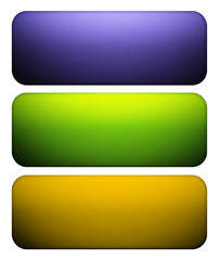 Fototapeta premium Three bright buttons