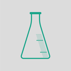 Icon of chemistry cone flask