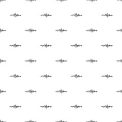 Sound wave pattern. Simple illustration of sound wave vector pattern for web