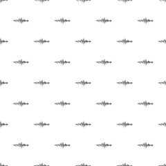 Sound wave pattern. Simple illustration of sound wave vector pattern for web
