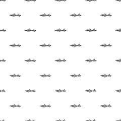 Musical pulse pattern. Simple illustration of musical pulse vector pattern for web