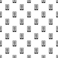 Obraz na płótnie Canvas Smartphone with translate application pattern. Simple illustration of vector pattern for web