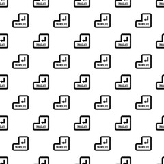 Translate button pattern. Simple illustration of translate button vector pattern for web