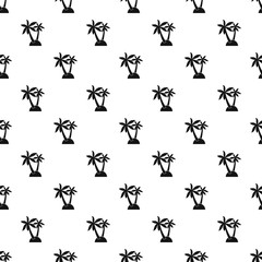 Palms pattern. Simple illustration of palms vector pattern for web