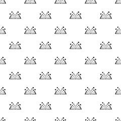 Magic book pattern. Simple illustration of magic book vector pattern for web