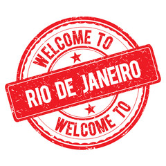 Welcome to RIO DE JANEIRO Stamp.