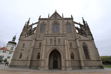 Front part of St.Barbara Cathedral