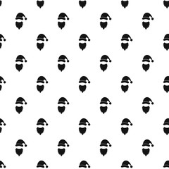 Santa Claus pattern. Simple illustration of Santa Claus vector pattern for web