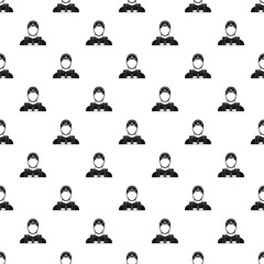 Fighter pilot pattern. Simple illustration of fighter pilot vector pattern for web