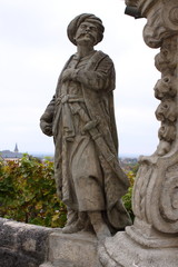 Fototapeta na wymiar Statuette of the historic turkish soldier