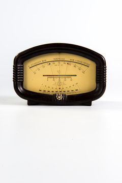 Frame vintage Soviet barometer